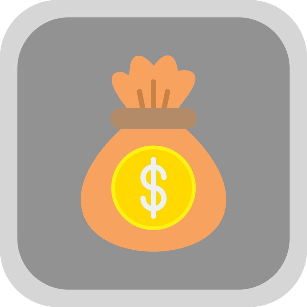 Money Bag Vector Icon Design