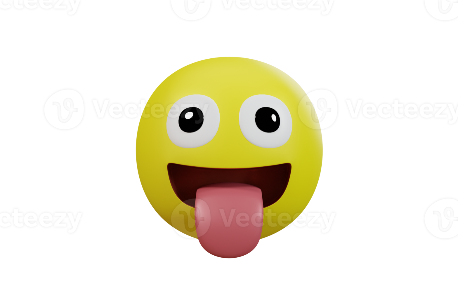 Free Emoji yellow face and emotion with happy and naughty cute. Facial ...