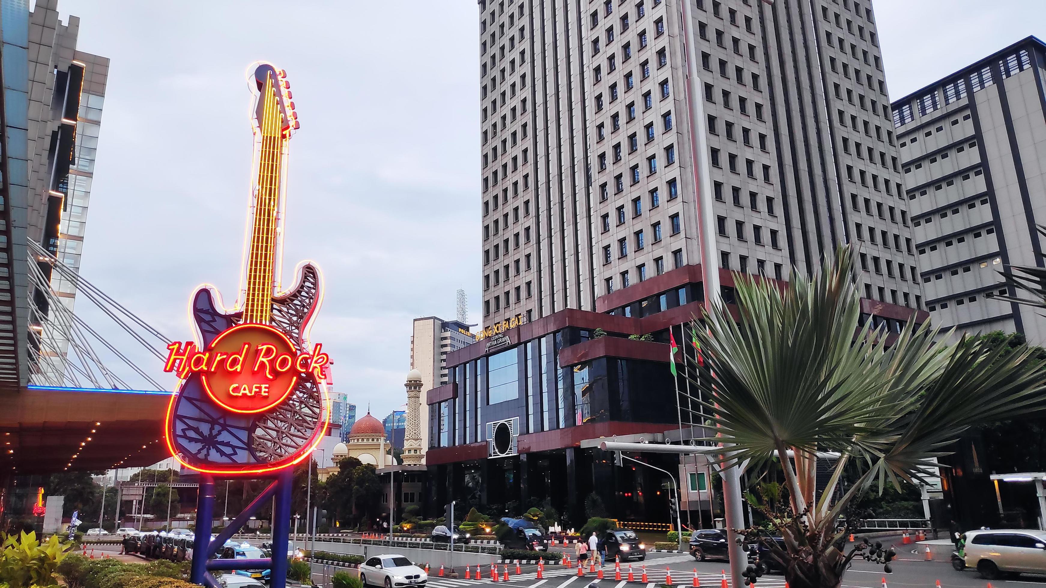 JAKARTA, INDONESIA, March 12, 2023 Hard Rock Cafe Jakarta, Located at