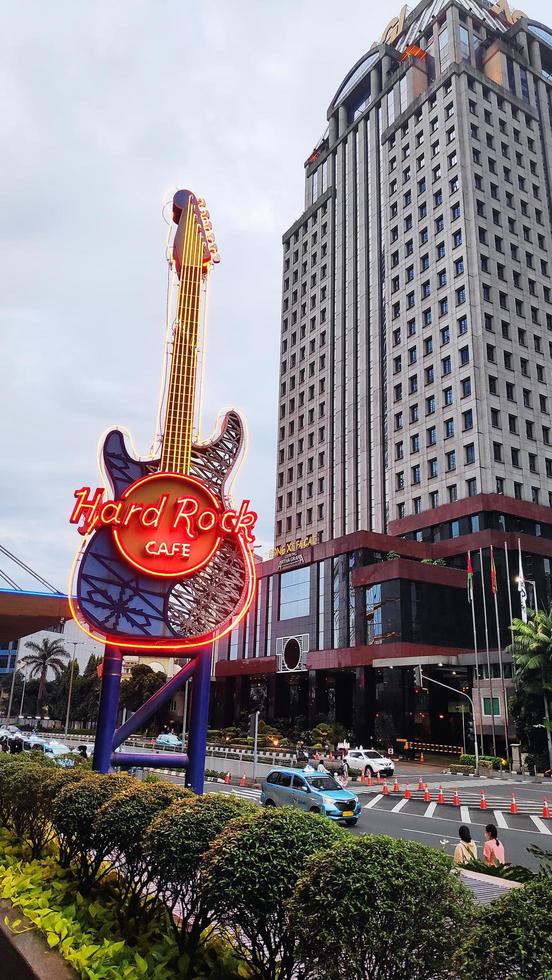 JAKARTA, INDONESIA, March 12, 2023 Hard Rock Cafe Jakarta, Located at