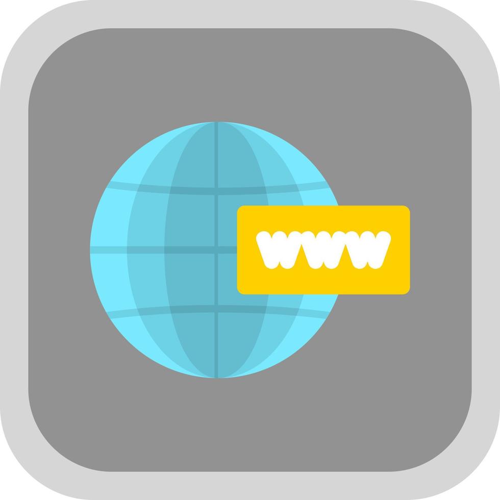 diseño de icono de vector de www