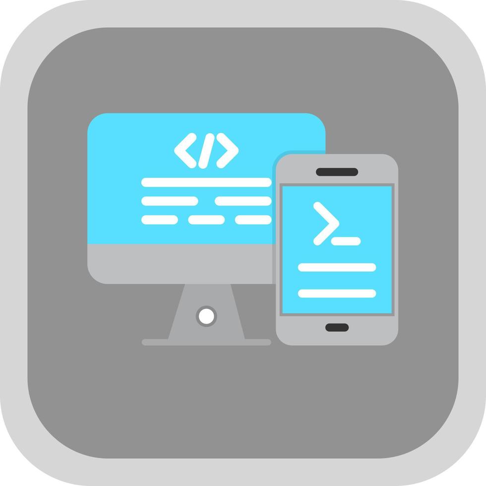 Code Terminal Vector Icon Design