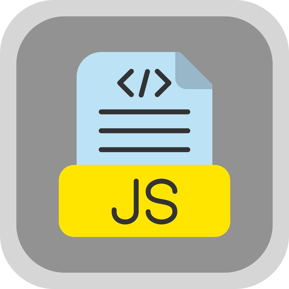 Javascript File Vector Icon Design