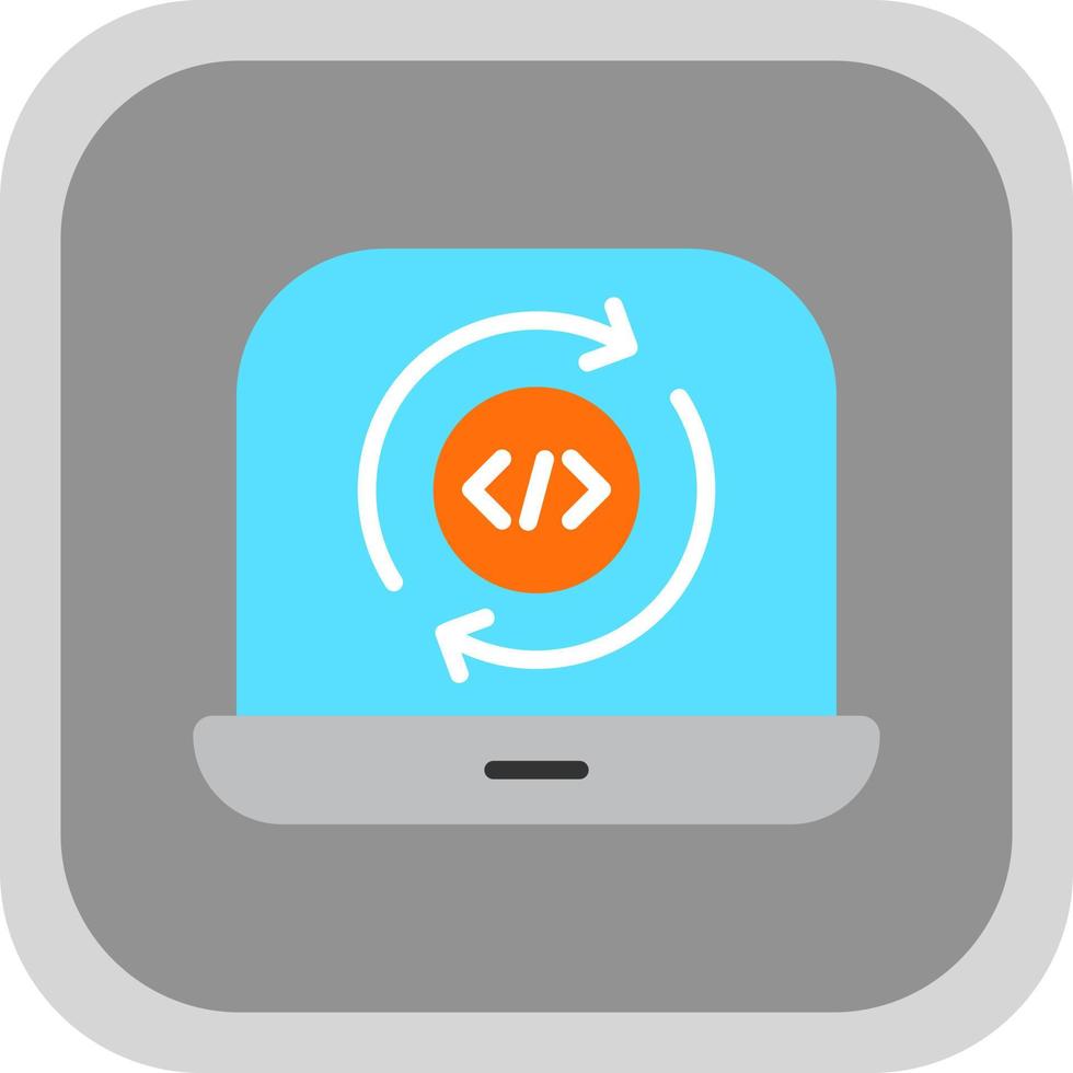 Programming Cycle Vector Icon Design
