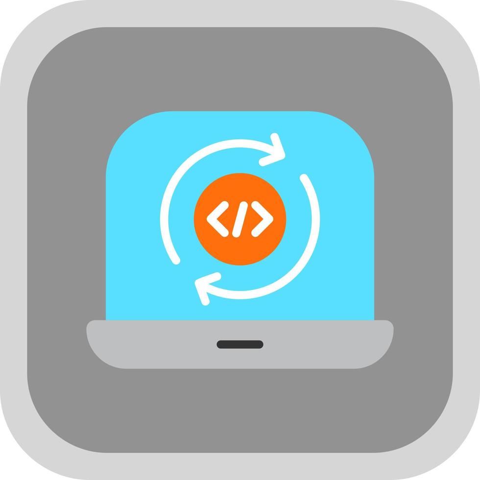 Programming Cycle Vector Icon Design