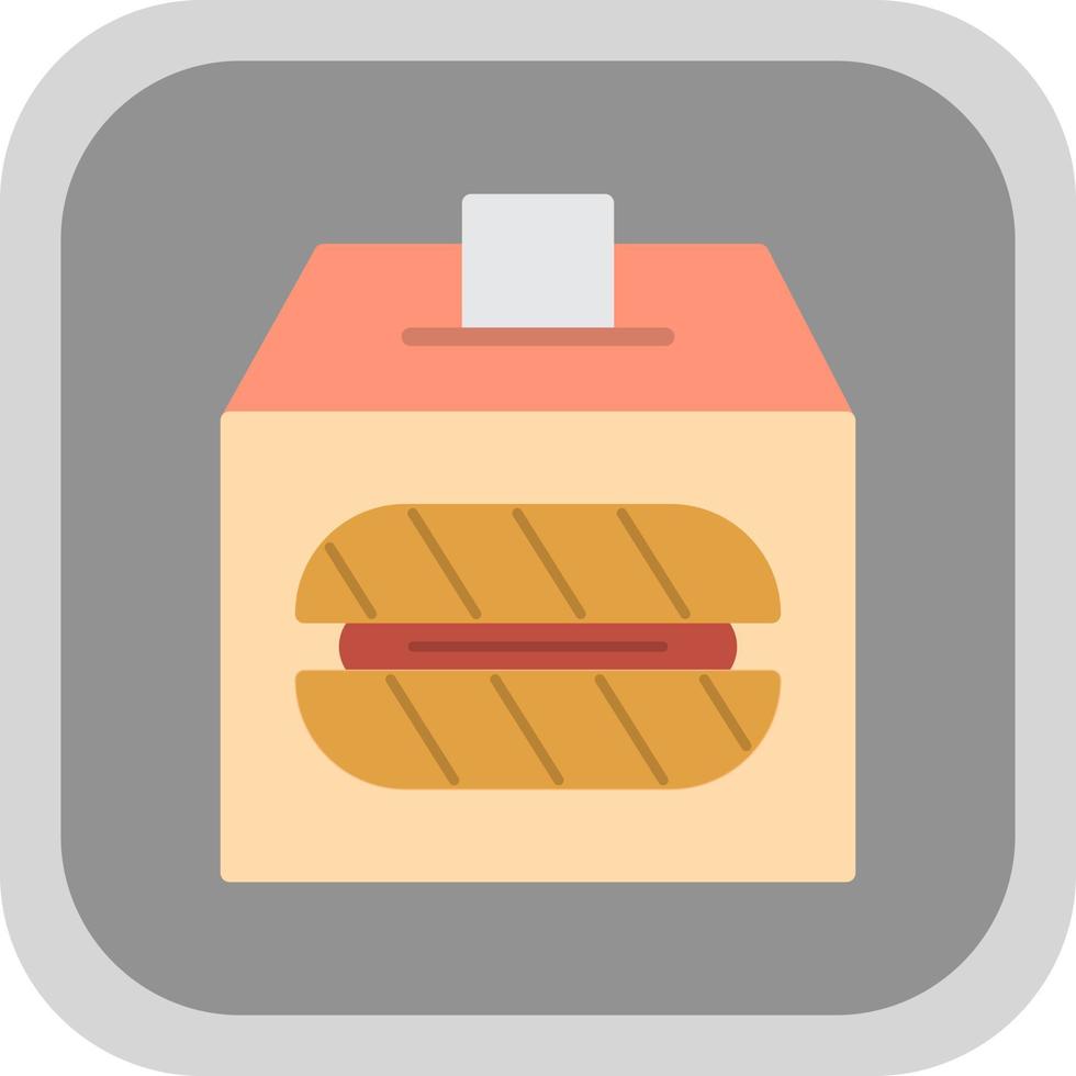 Bread Donation Vector Icon Design