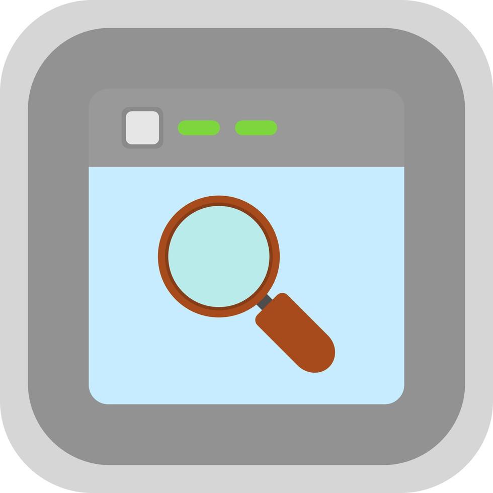 Search Engine Vector Icon Design
