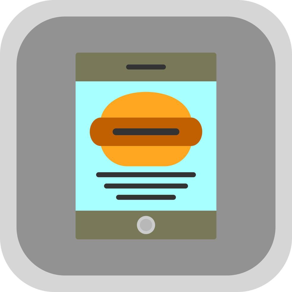 Food Application Vector Icon Design