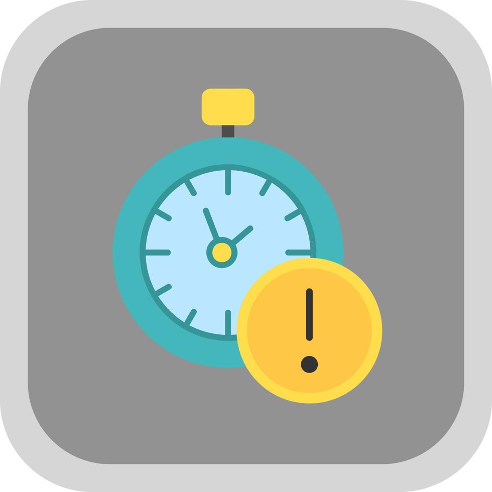 Time Alert Vector Icon Design