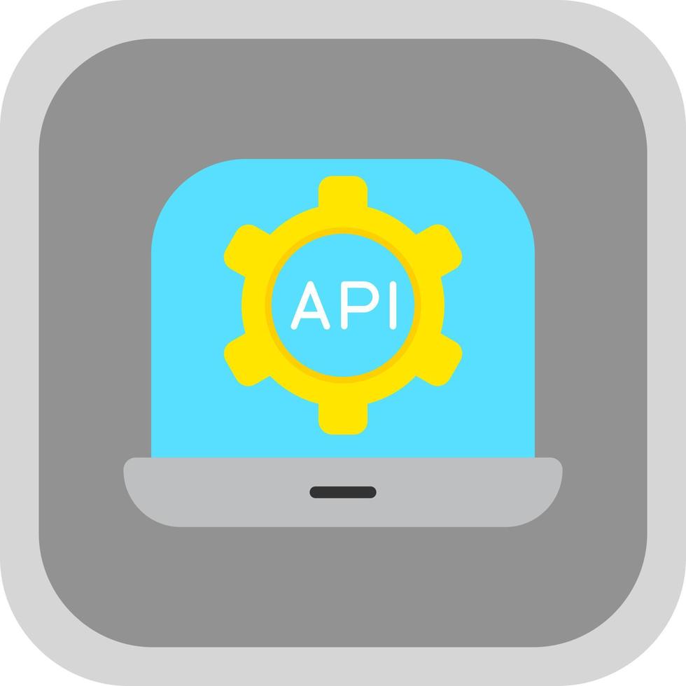 diseño de icono de vector de API