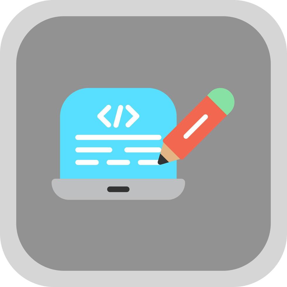 Edit Code Vector Icon Design