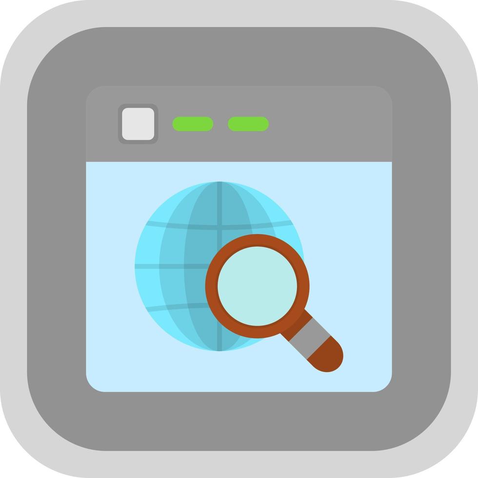 Website Search Vector Icon Design