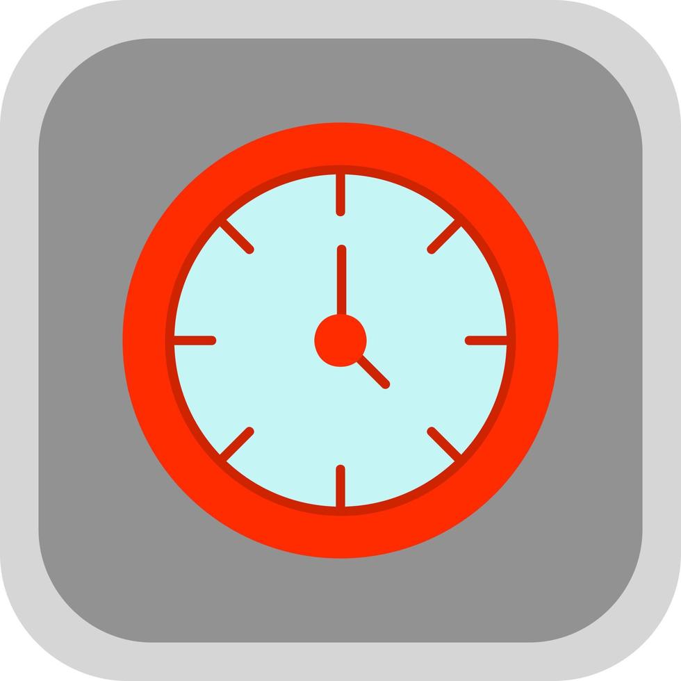 Wall Clock Vector Icon Design