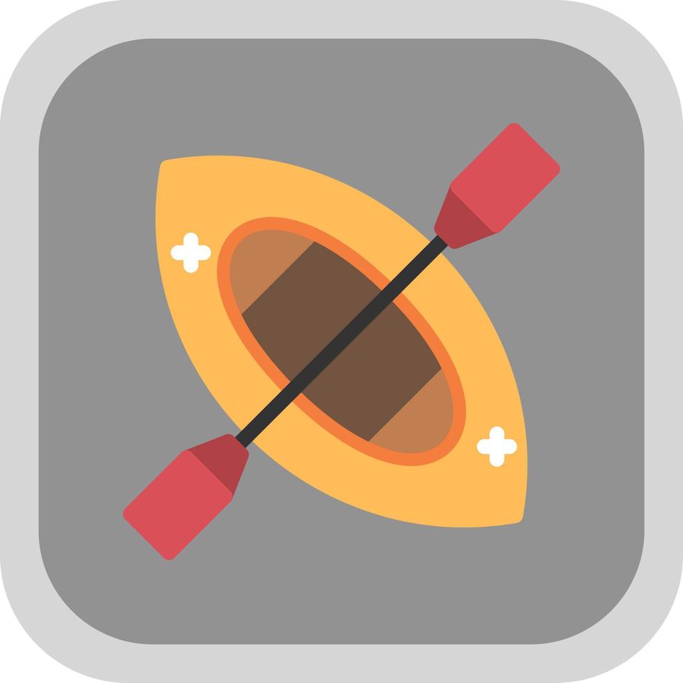 Canoe Vector Icon Design