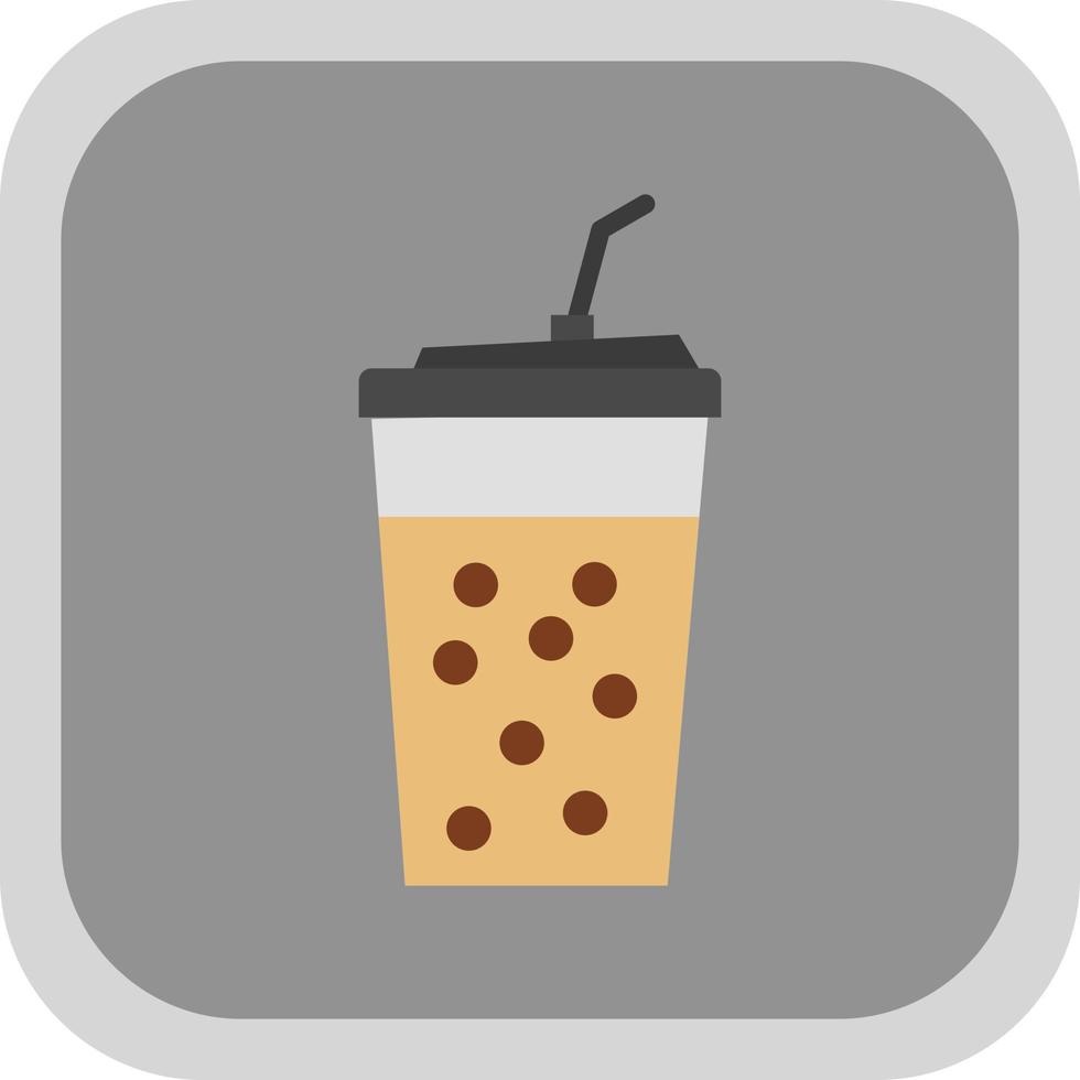 Bubble Tea Vector Icon Design