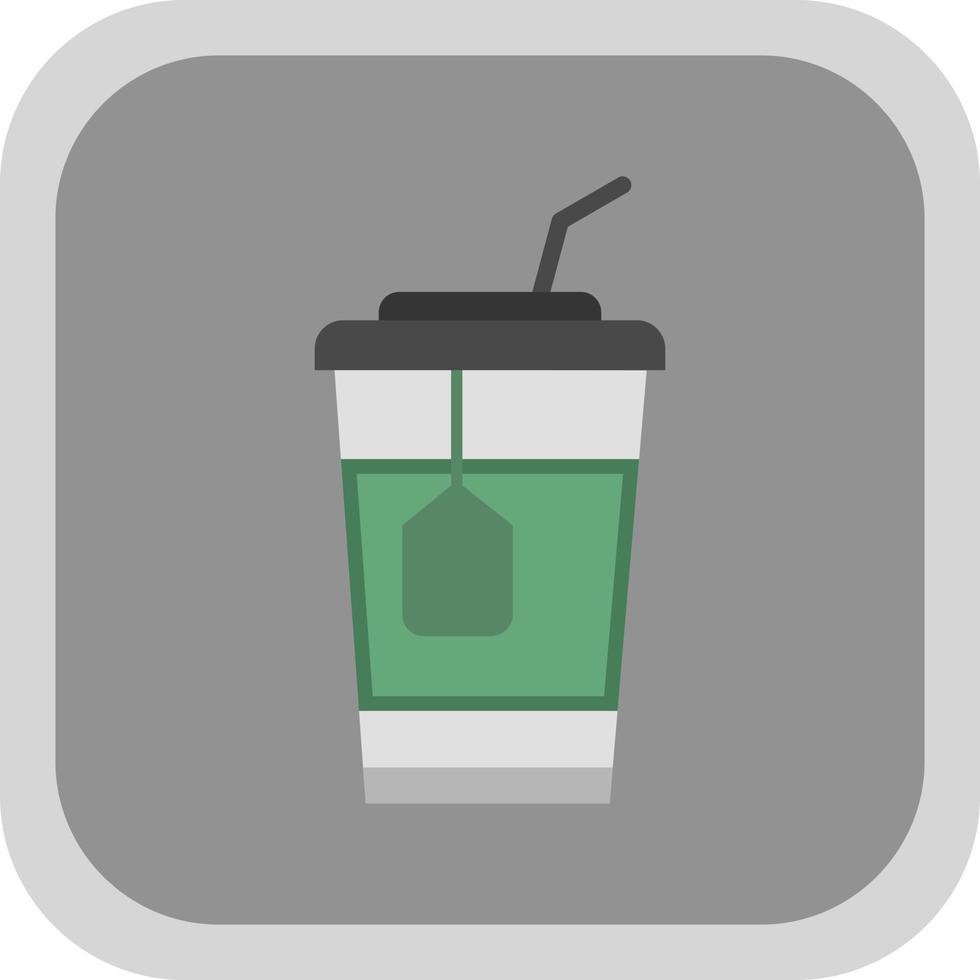 Ice Tea Vector Icon Design