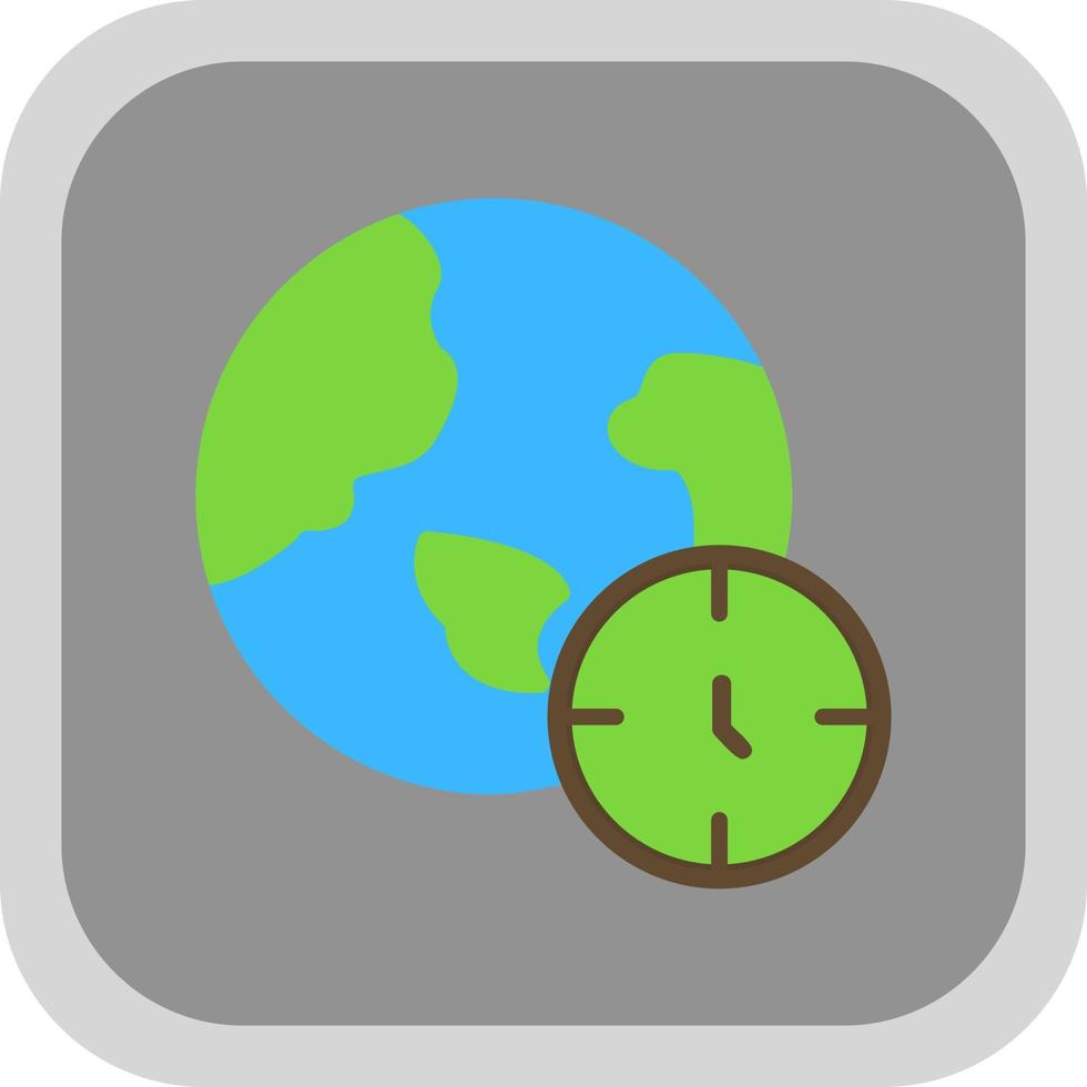 Time Zone Vector Icon Design