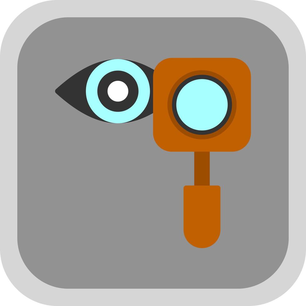 Eye Examination Vector Icon Design