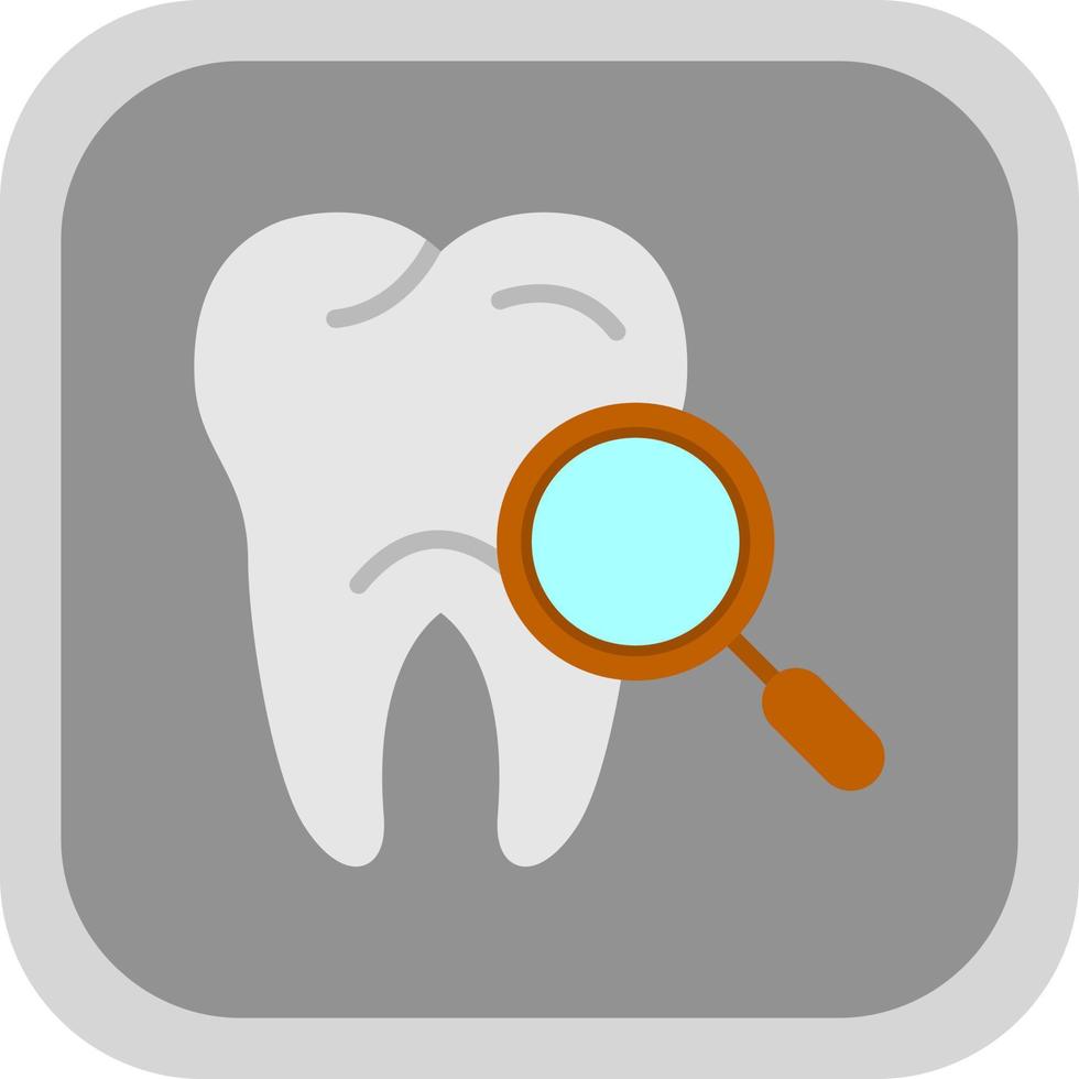 diseño de icono de vector de chequeo dental