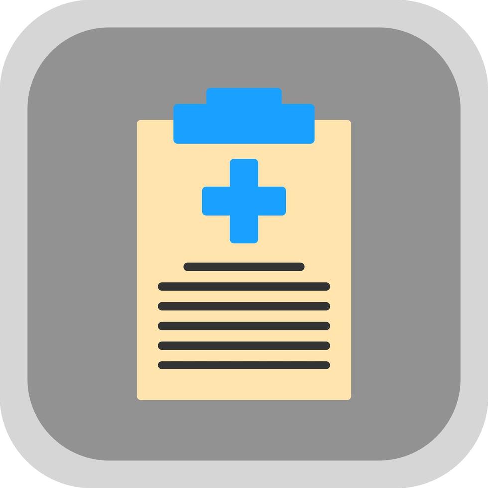 Medical Report Vector Icon Design