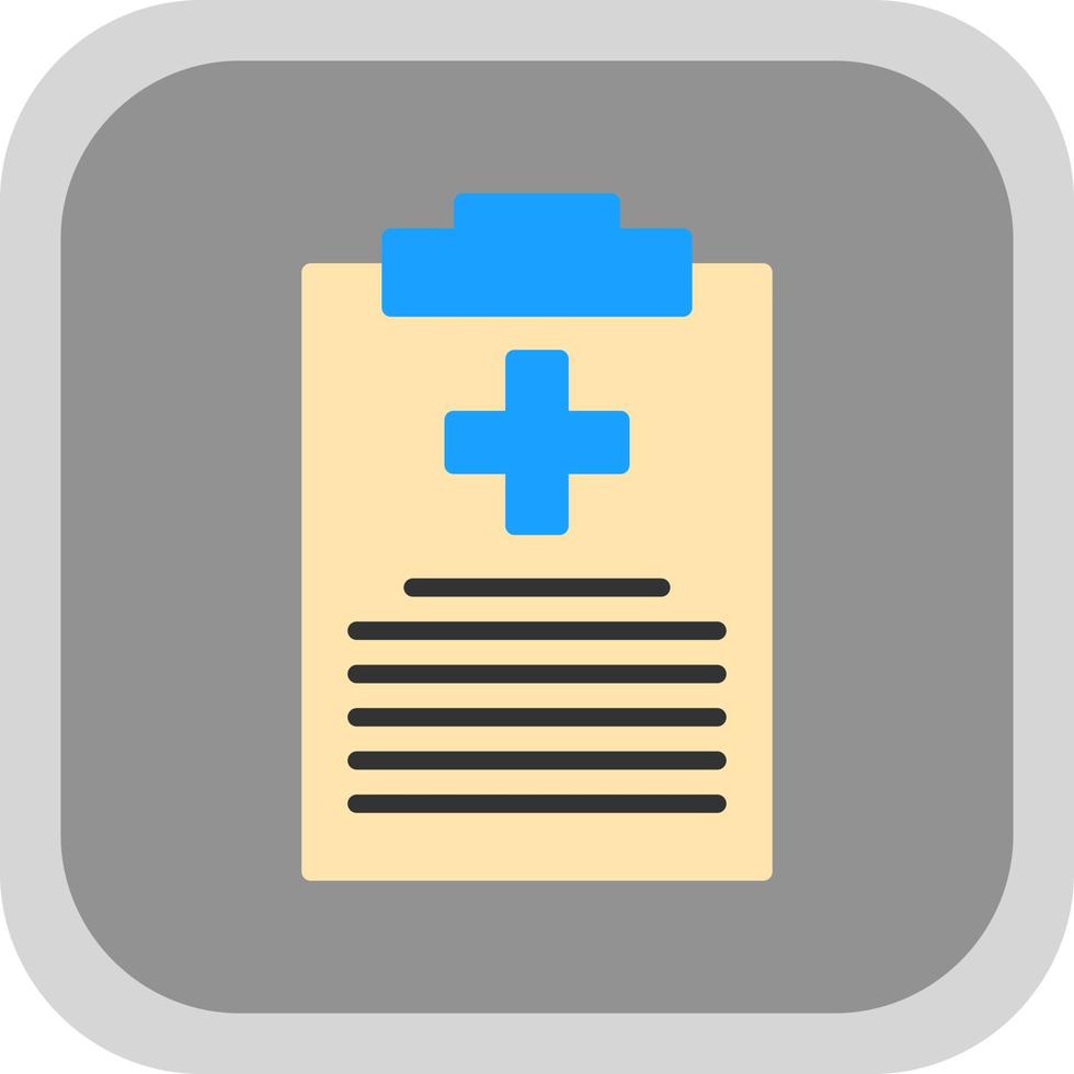 Medical Report Vector Icon Design