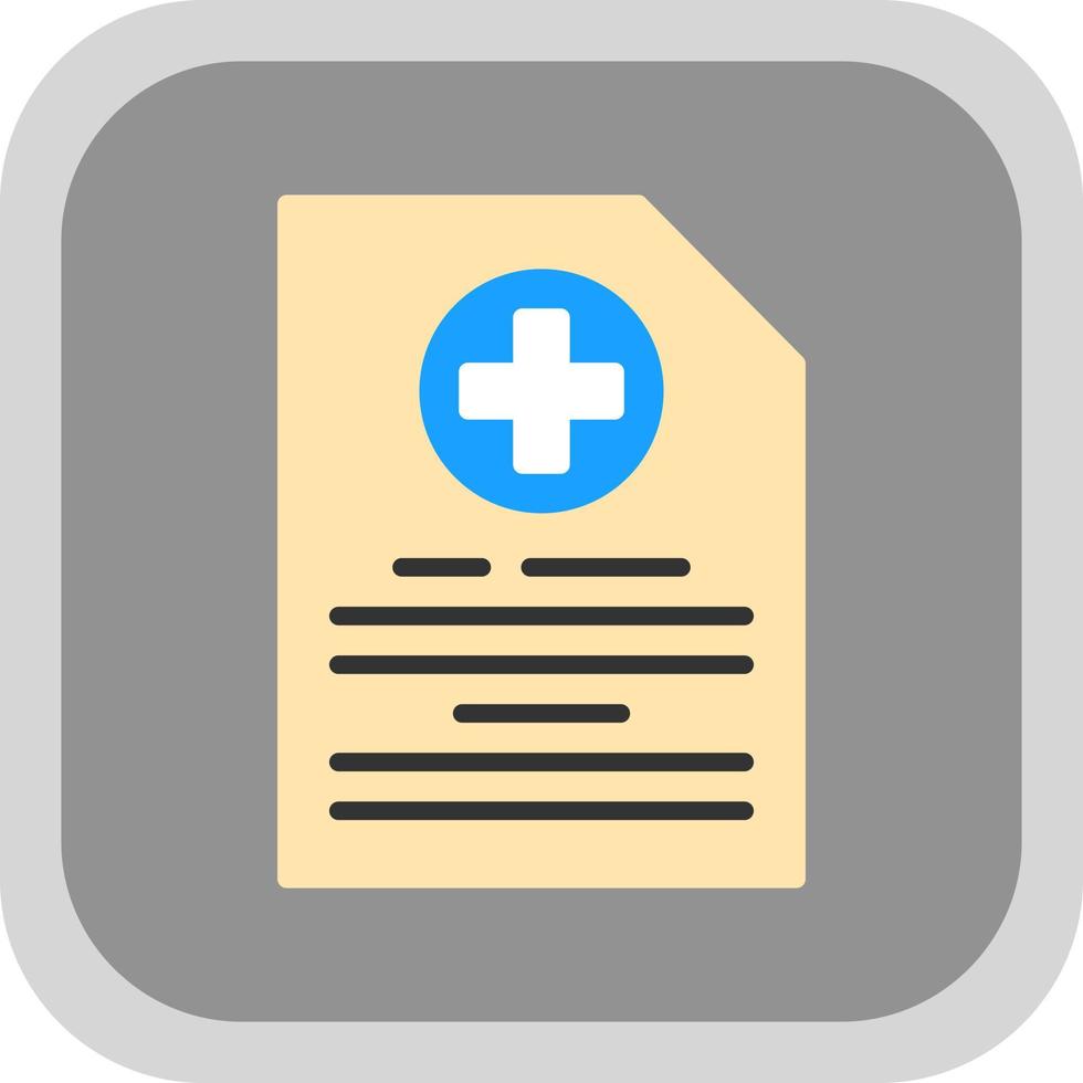 Medical File Vector Icon Design