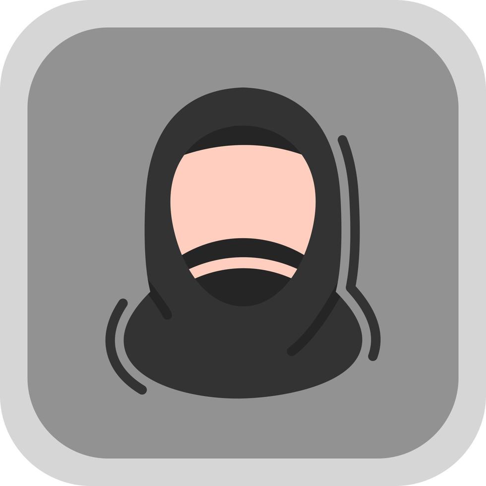 diseño de icono de vector de hiyab