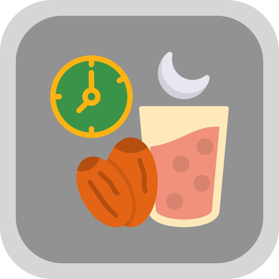 Ramadan Fasting Vector Icon Design