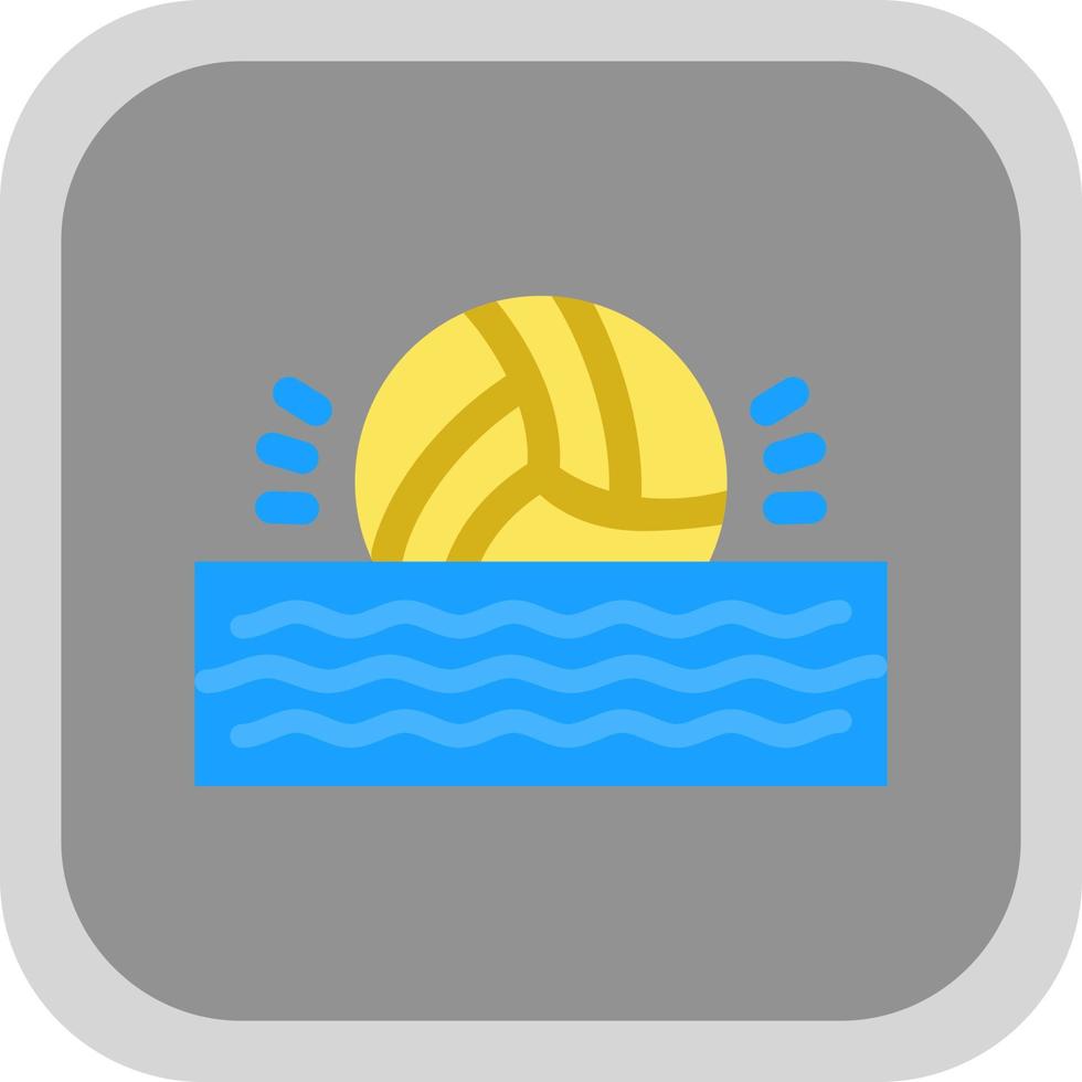 Waterpolo Vector Icon Design