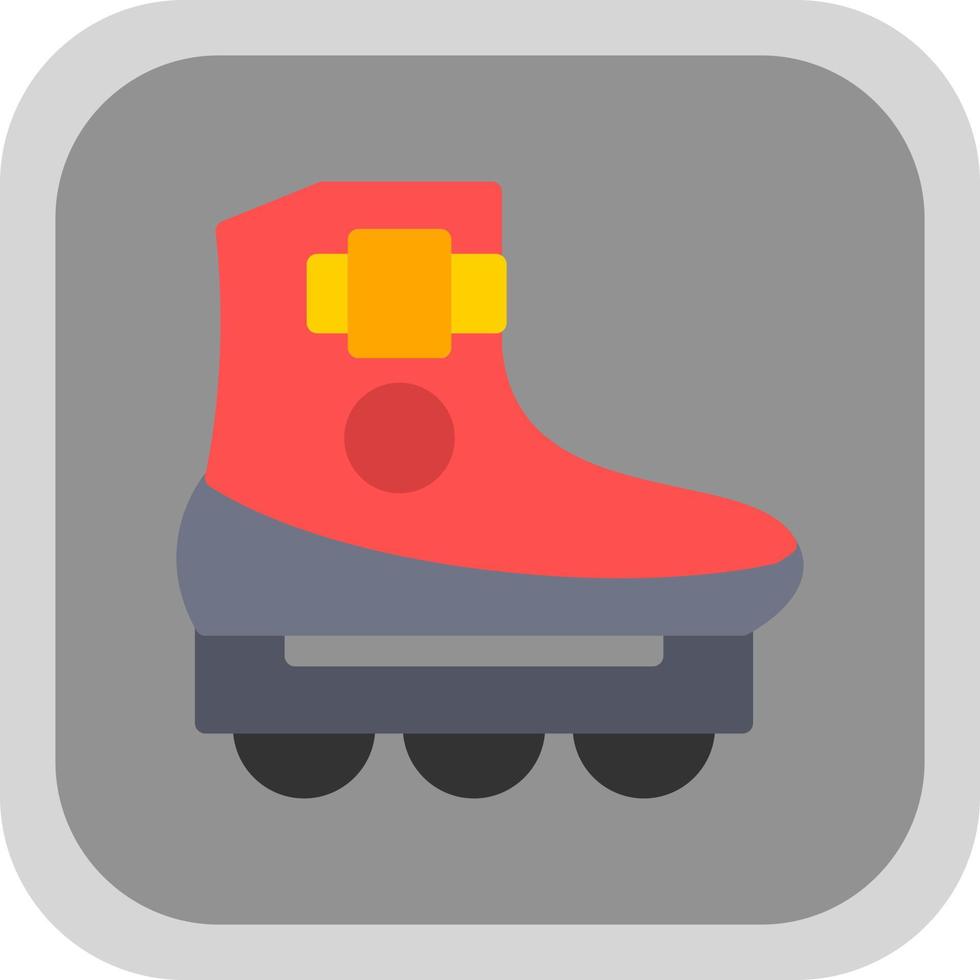 Roller Skating Vector Icon Design