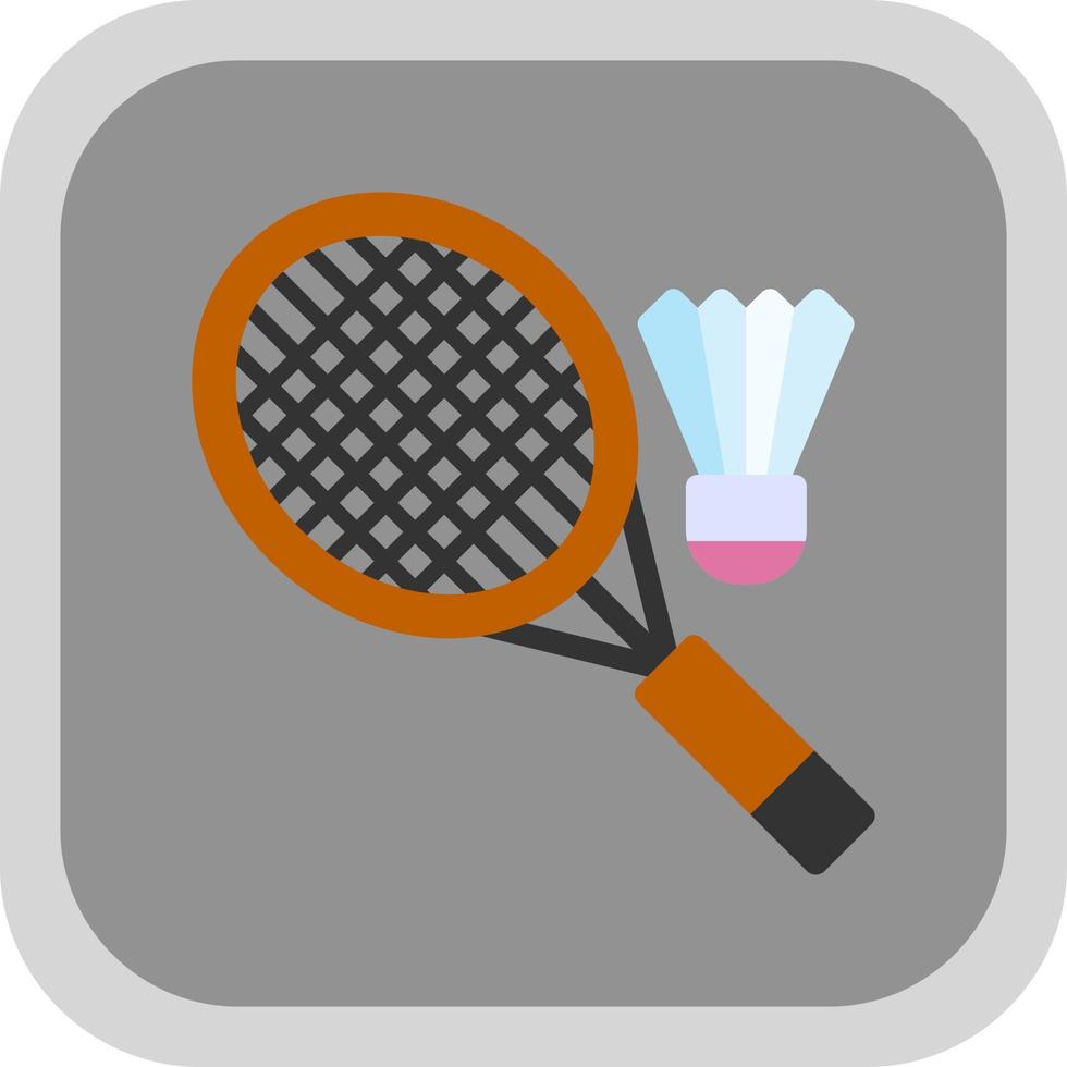 diseño de icono de vector de bádminton