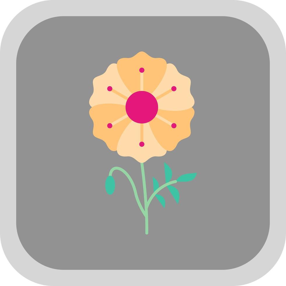 Poppy Vector Icon Design