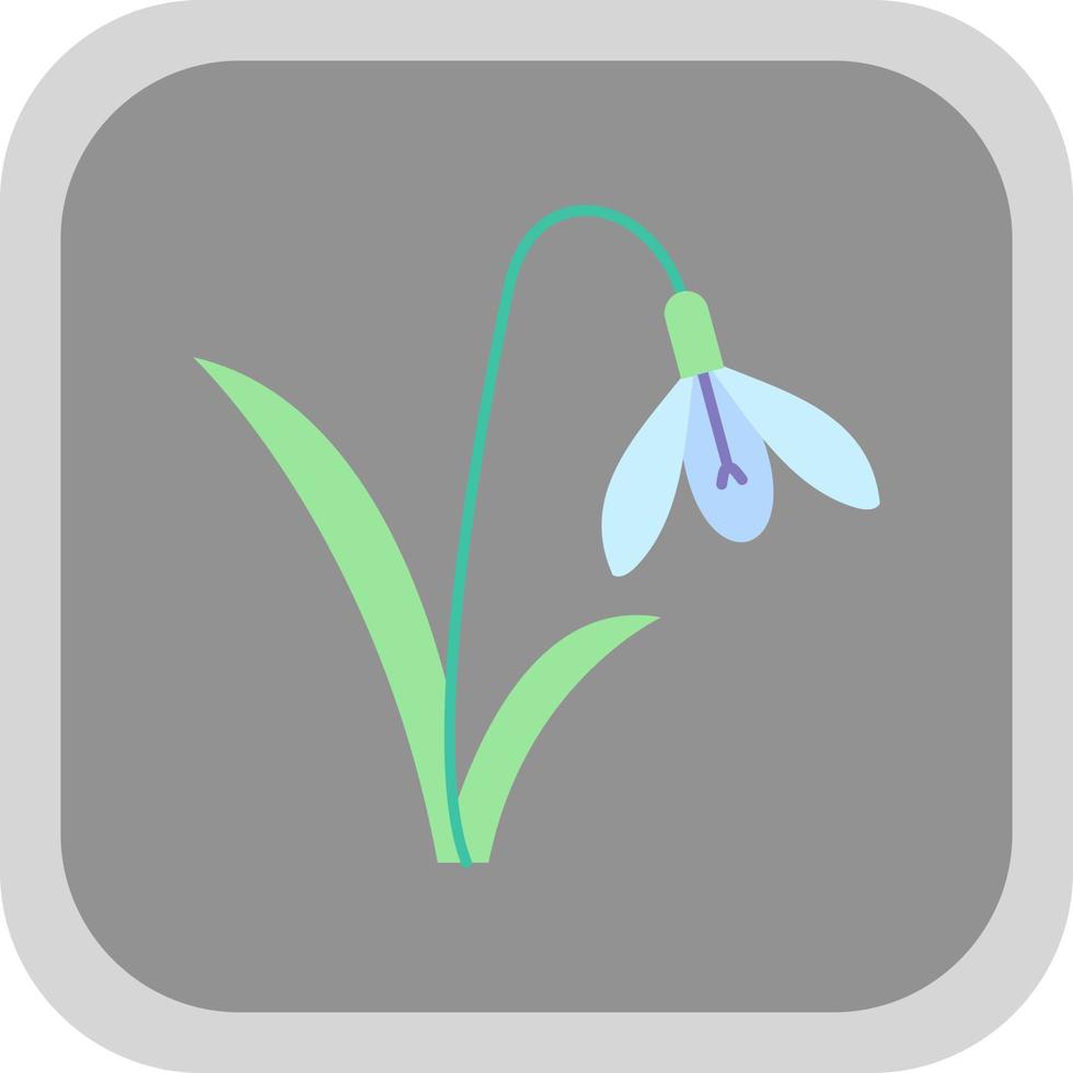 Snowdrop Vector Icon Design