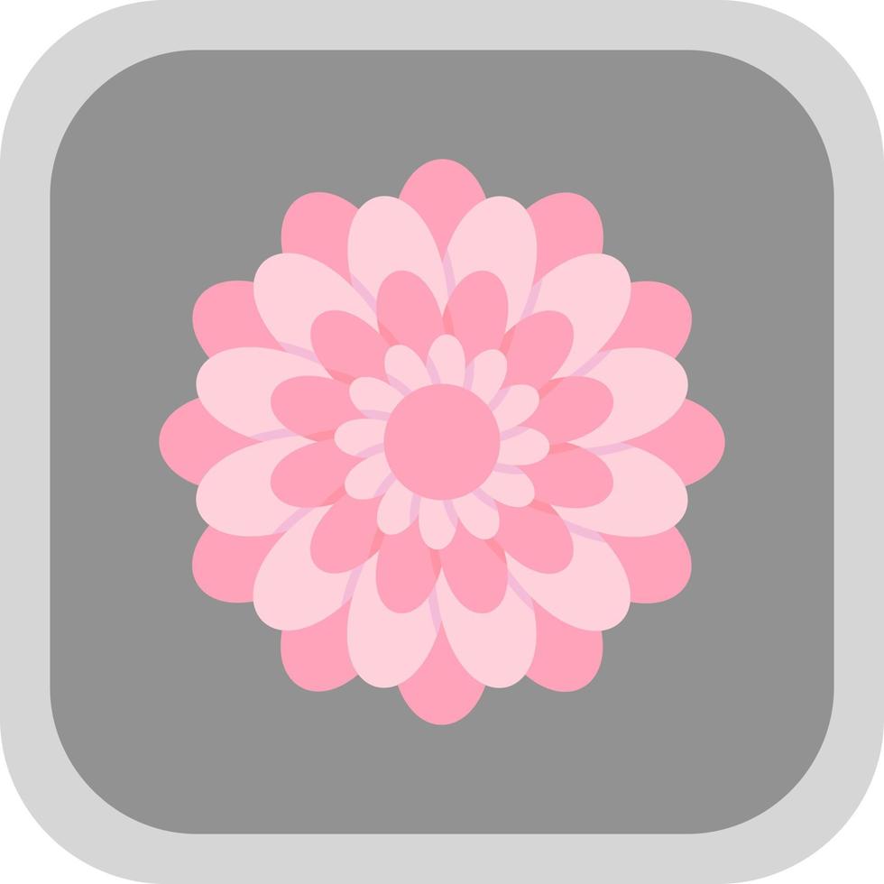 Chrysanthemum Vector Icon Design