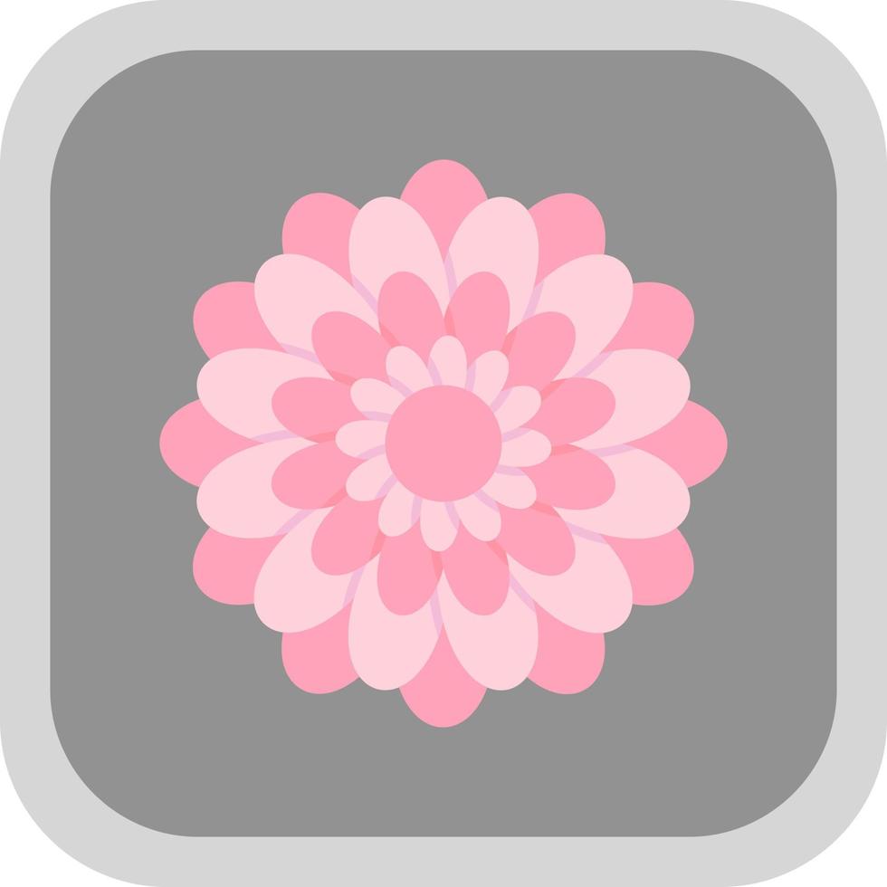 Chrysanthemum Vector Icon Design