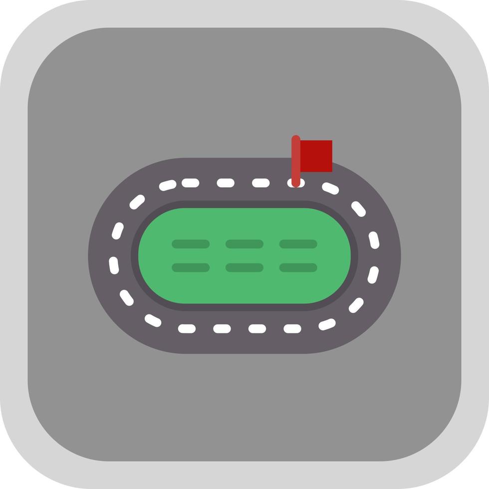 Race Track Vector Icon Design