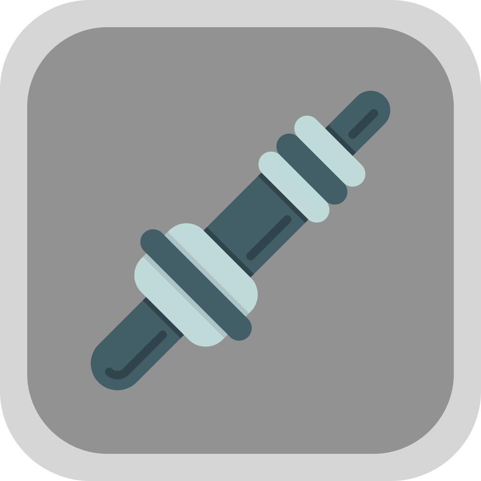 Spark Plug Vector Icon Design