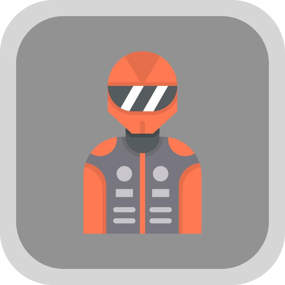 Racer Vector Icon Design