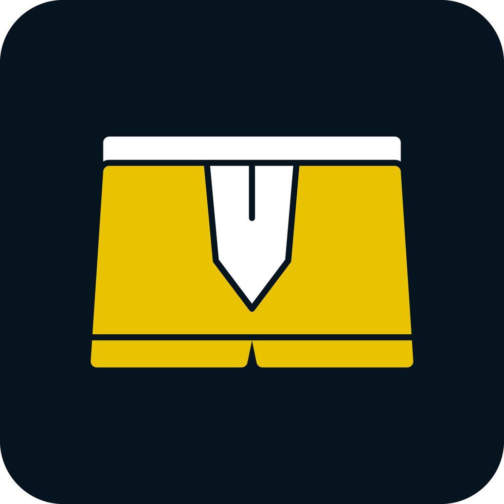 Boxer Shorts Vector Icon Design