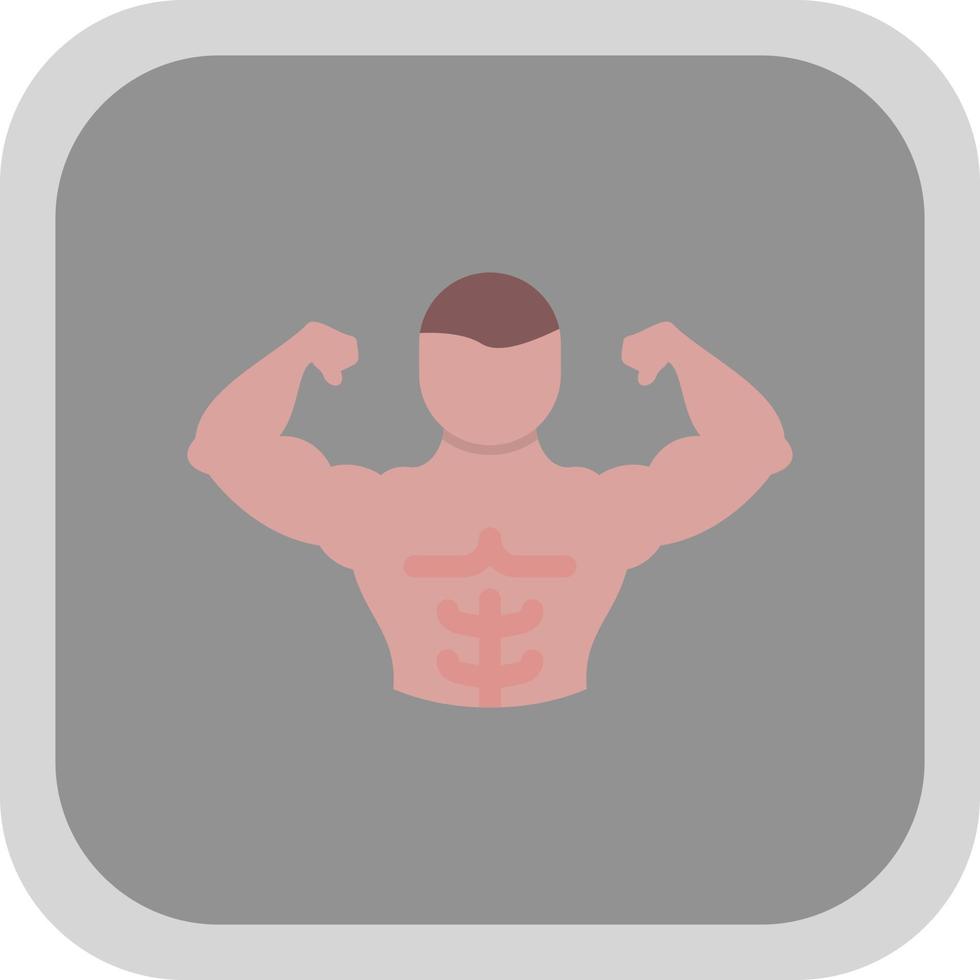 Full Body Muscle Vector Icon Design