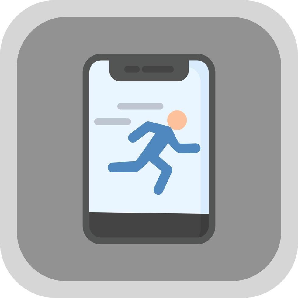 Running Vector Icon Design