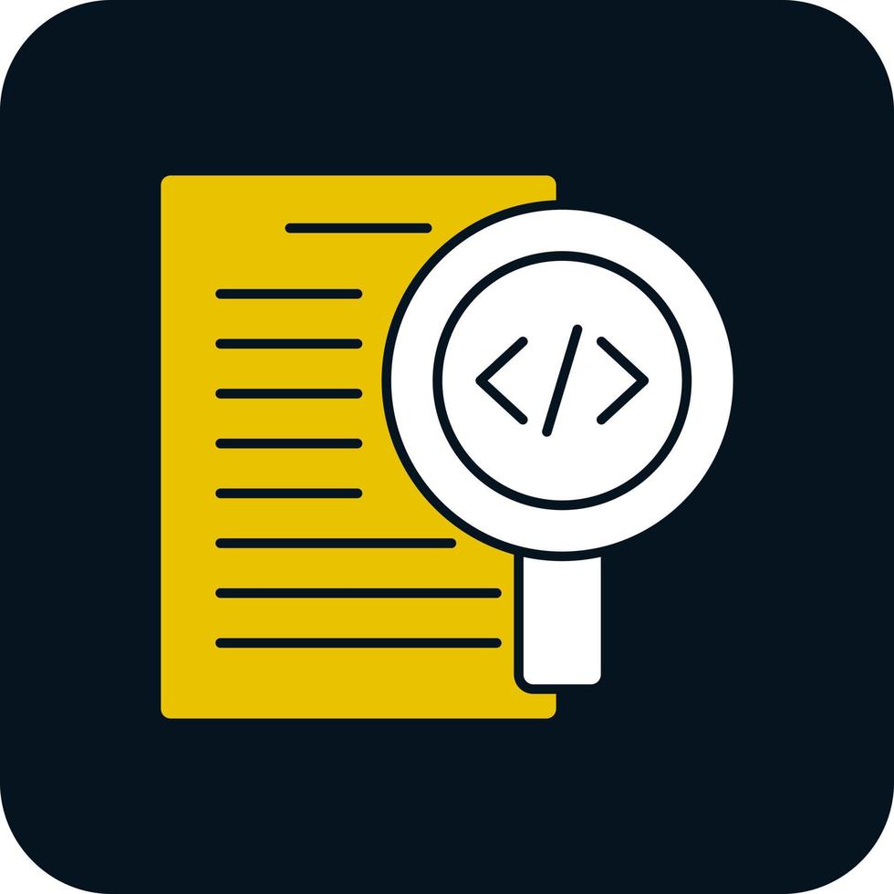 Code Review Vector Icon Design