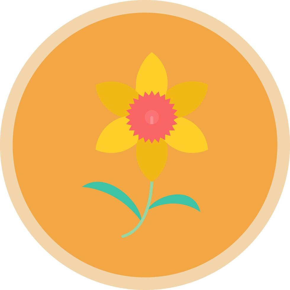 diseño de icono de vector de narciso