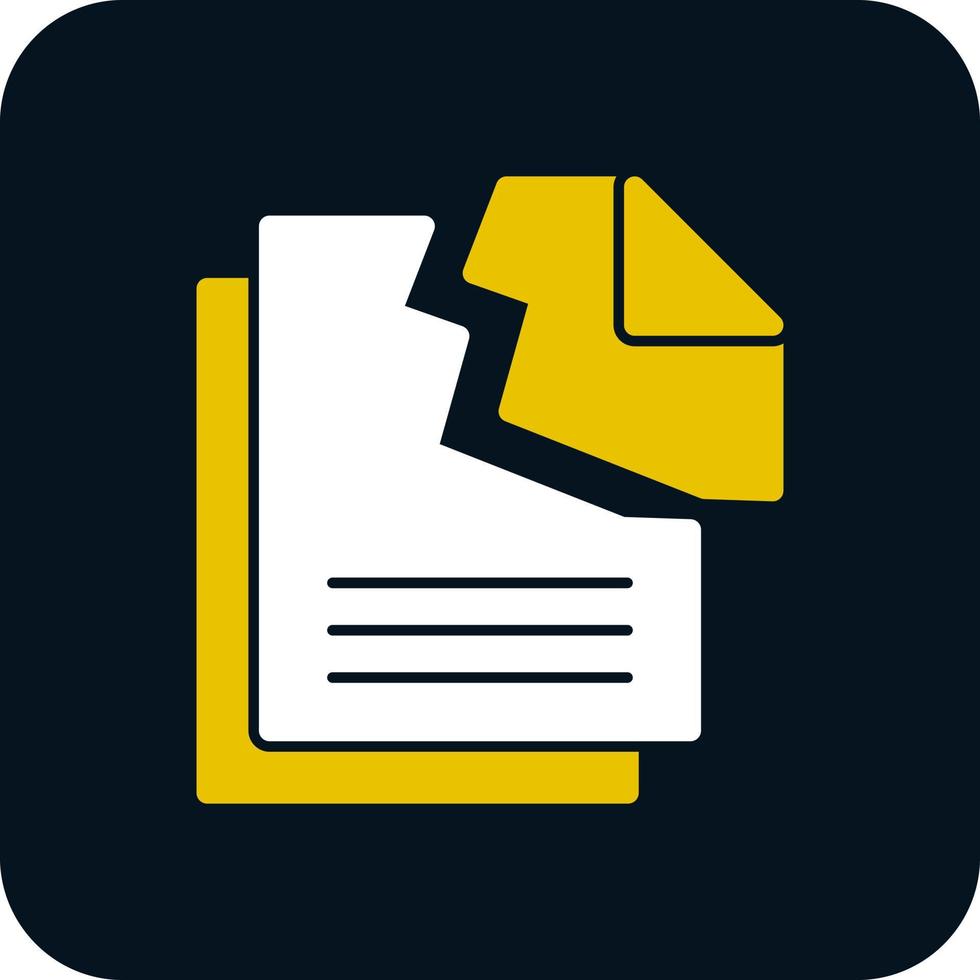 Data Loss Vector Icon Design
