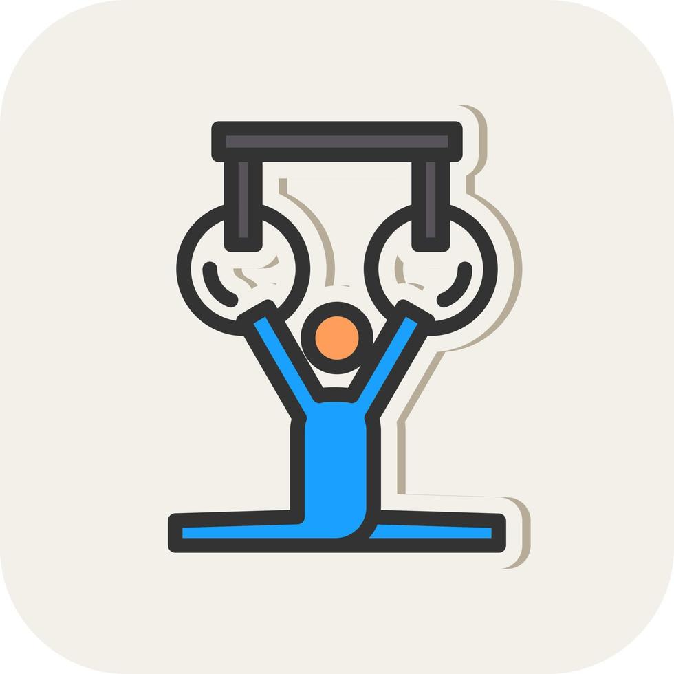 Gymnastics Vector Icon Design
