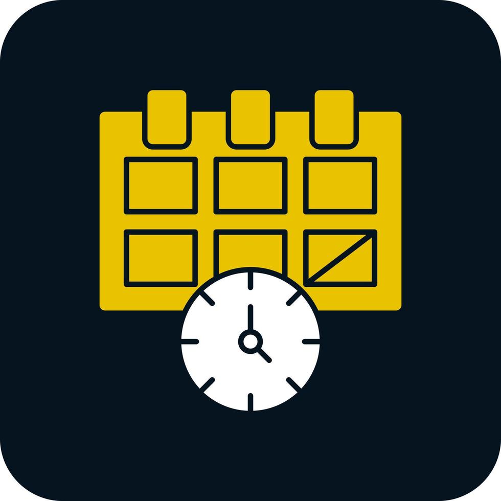 Deadline Vector Icon Design