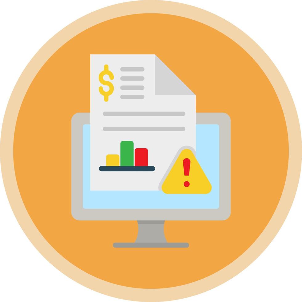 Online Reports Vector Icon Design