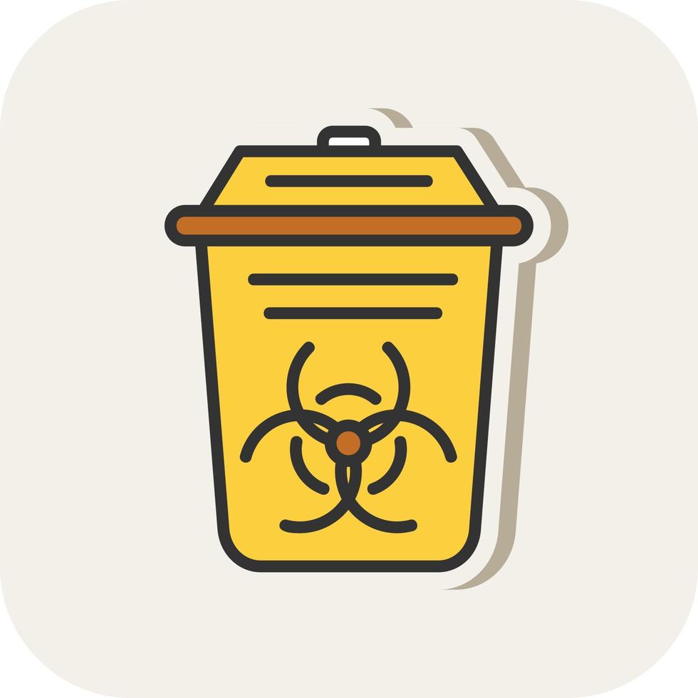Toxic Waste Vector Icon Design