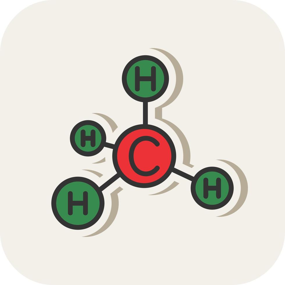 Methane Vector Icon Design