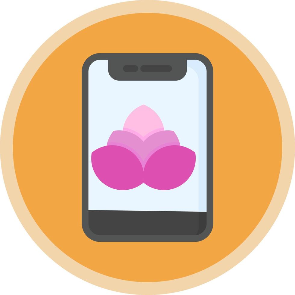 Meditation Vector Icon Design